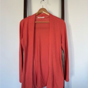 41 Hawthorn Vibrant Coral Cardigan, EUC, Women’s L
